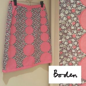Boden A-line cotton skirt
